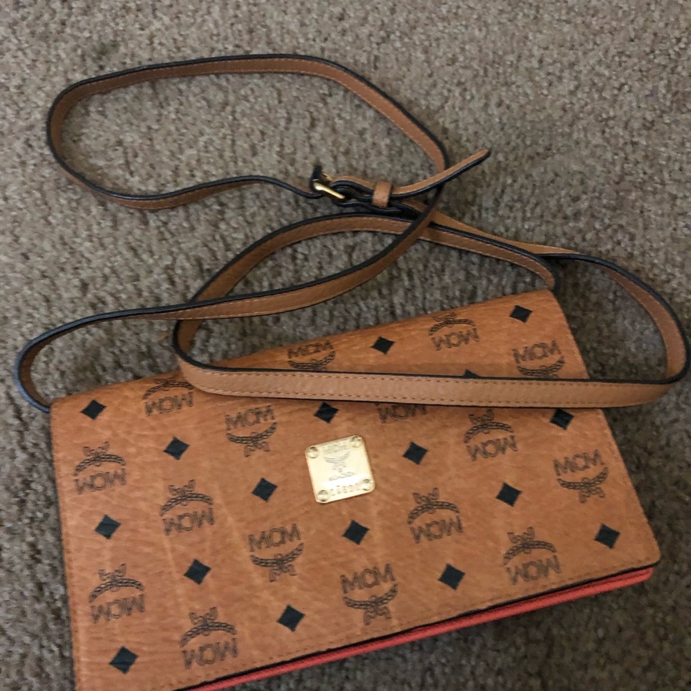 Authentic MCM clutch/wallet crossbody!